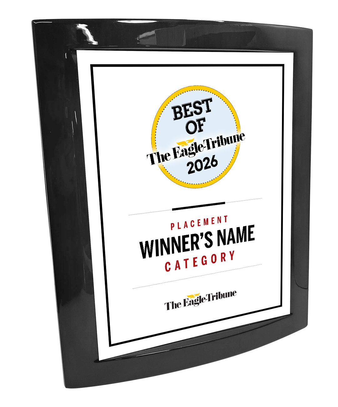 N. Boston Media Group - Best of Awards - Eclipse Plaque