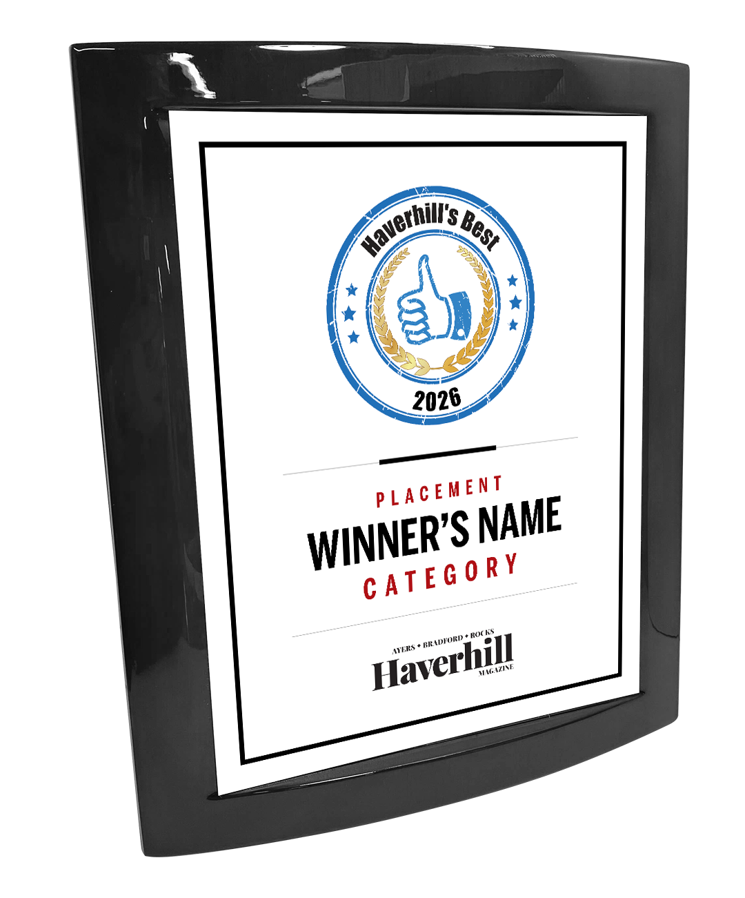 N. Boston Media Group - Best of Awards - Eclipse Plaque