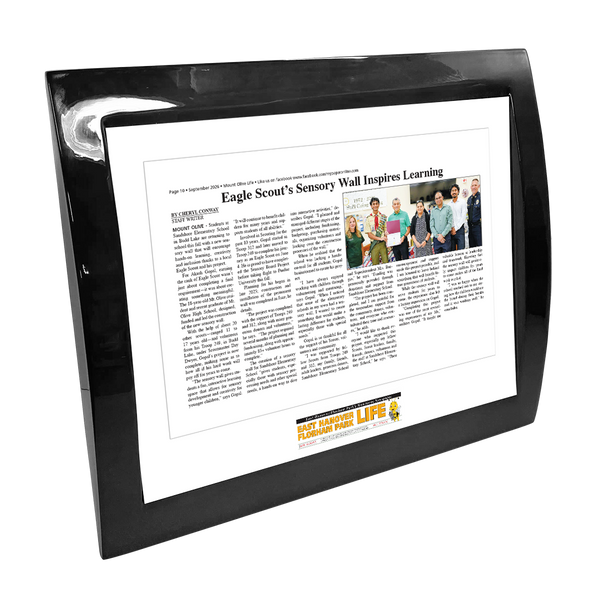 My Life Publications - Articles - Eclipse Plaque with Metal Inlay