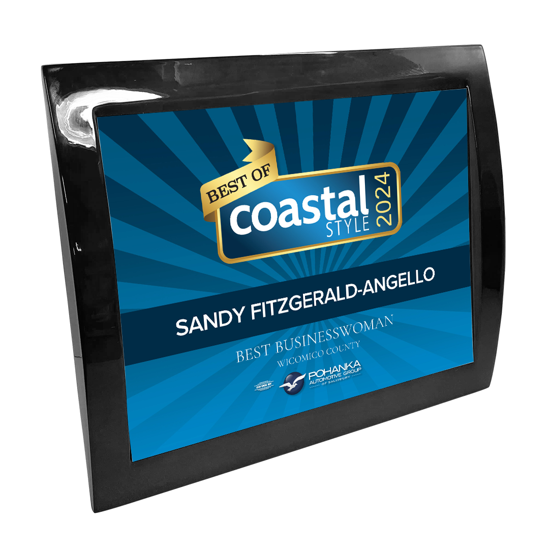 Best Of Coastal Style Award Eclipse Plaque with Metal Inlay