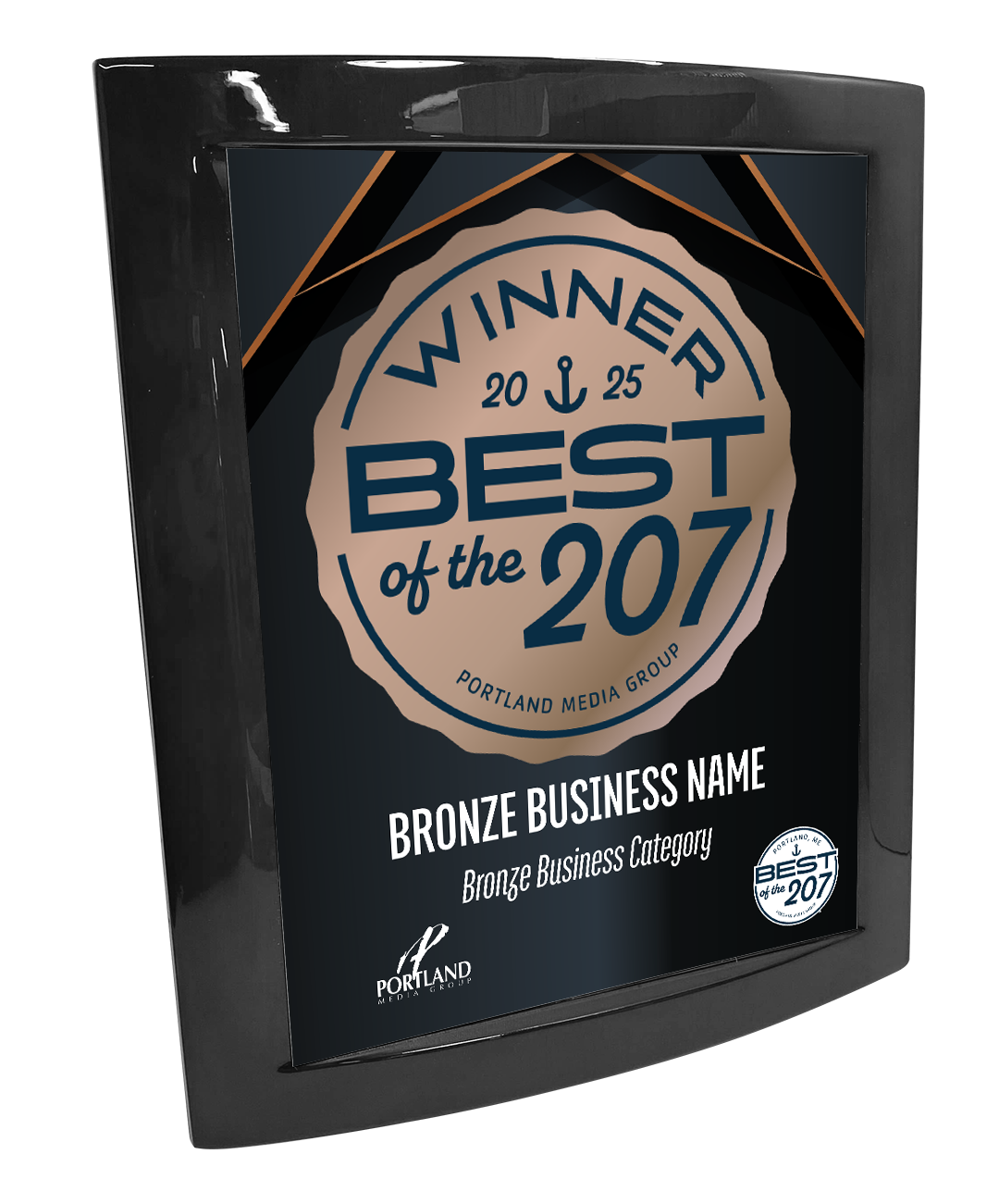 Best of the 207 - Eclipse Plaque with Metal Inlay