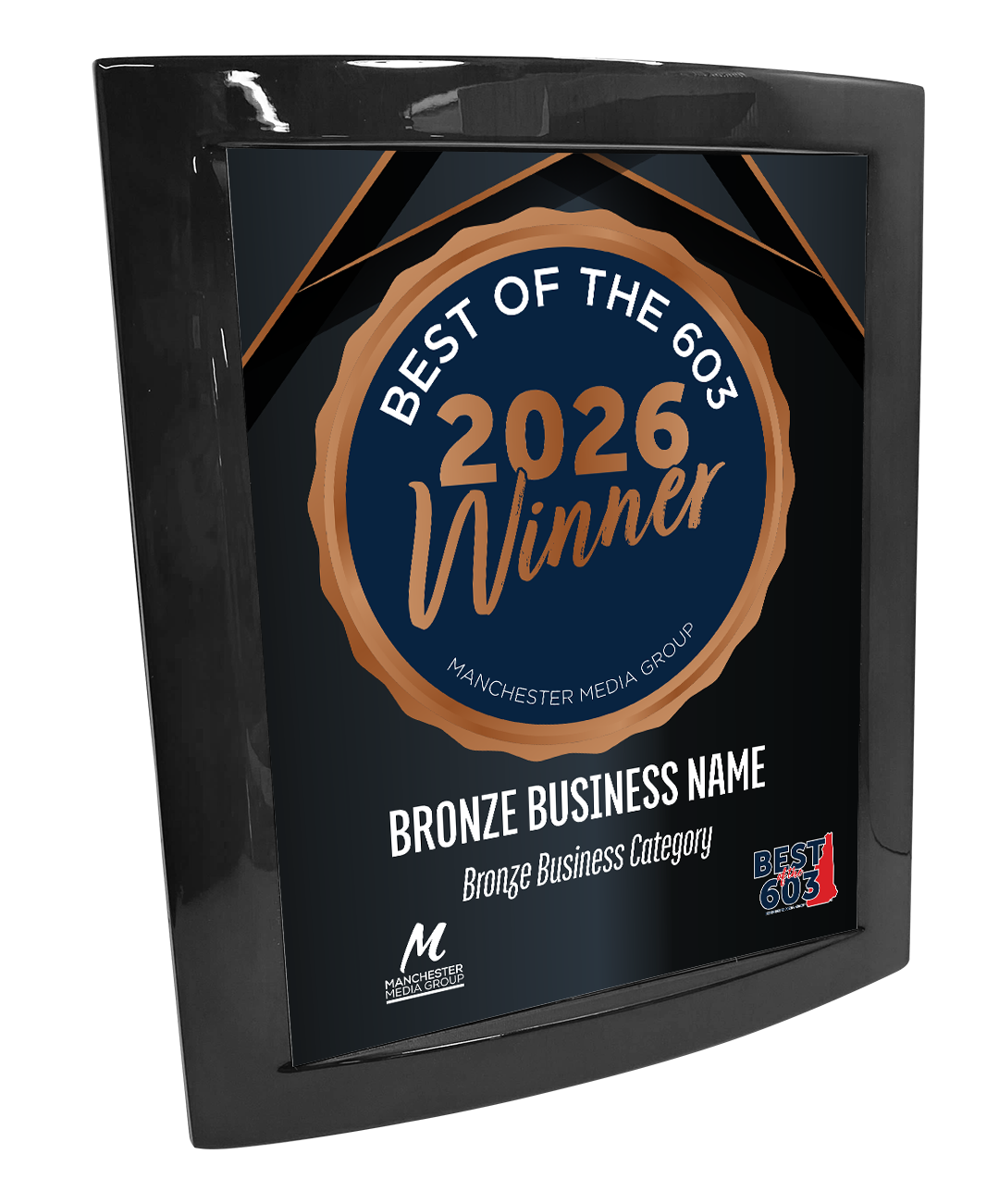 Best of the 603 - Eclipse Plaque with Metal Inlay