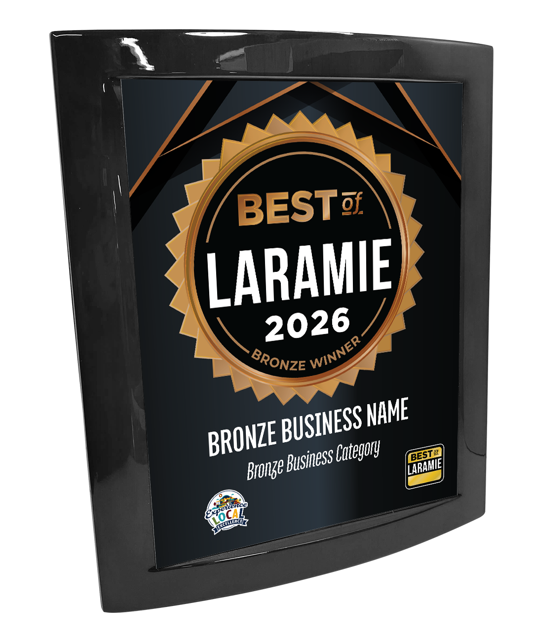 Best of Laramie - Eclipse Plaque with Metal Inlay