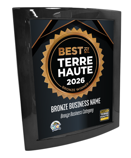 Best of Terre Haute - Eclipse Plaque with Metal Inlay