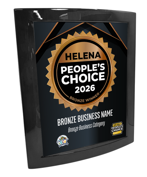 Helena People's Choice - Eclipse Plaque with Metal Inlay