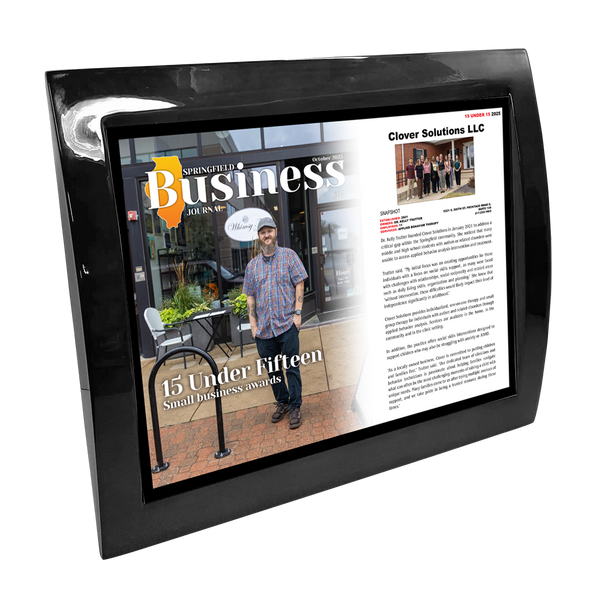 Springfield Business Journal - 15 under 15 - Eclipse Plaque with Metal Inlay