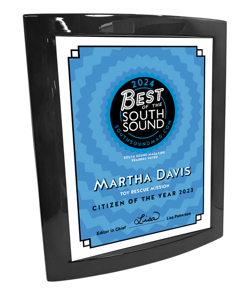 Best of South Sound Magazine - Eclipse Plaque with Metal Inlay