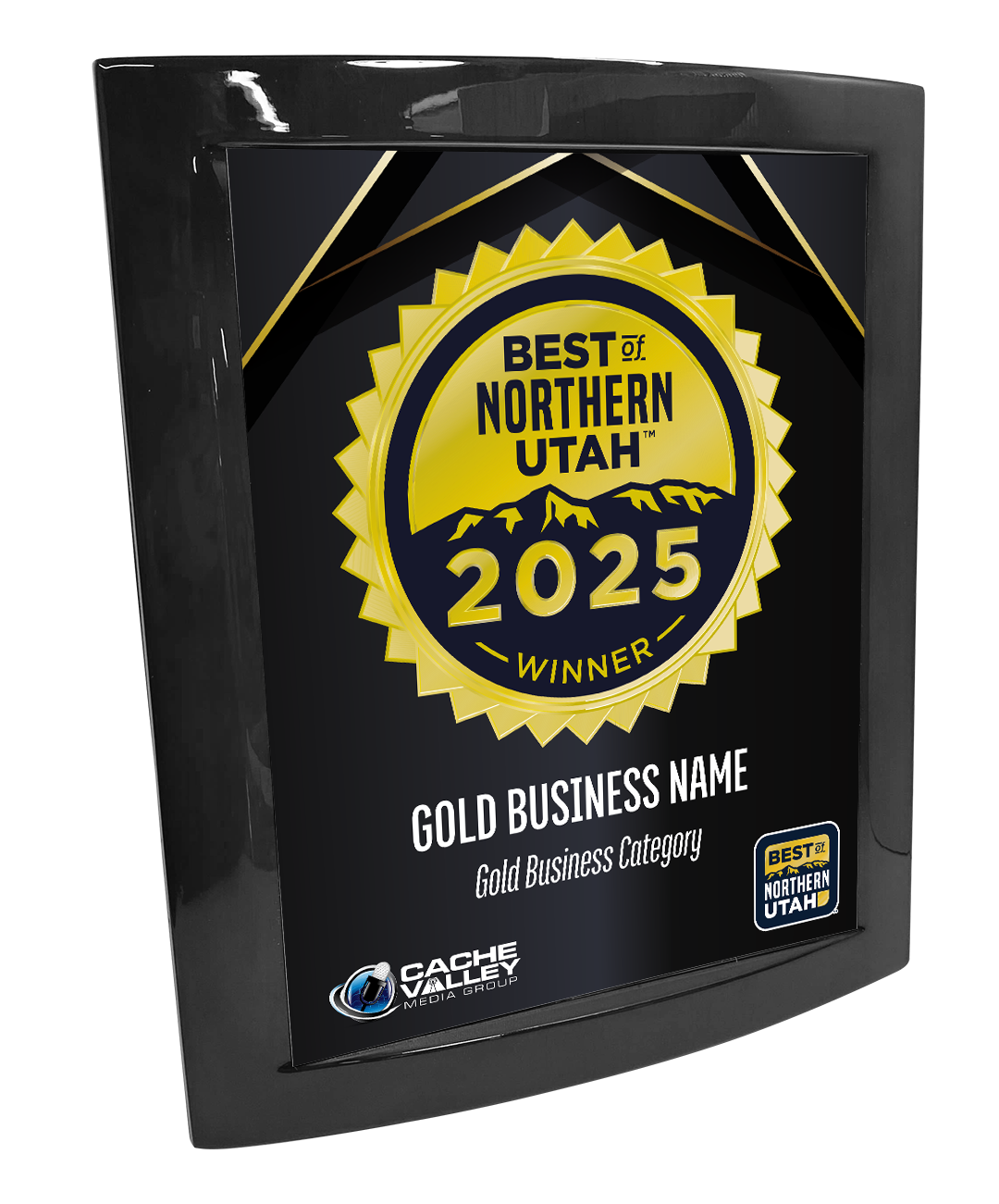 Best of Northern Utah - Eclipse Plaque with Metal Inlay