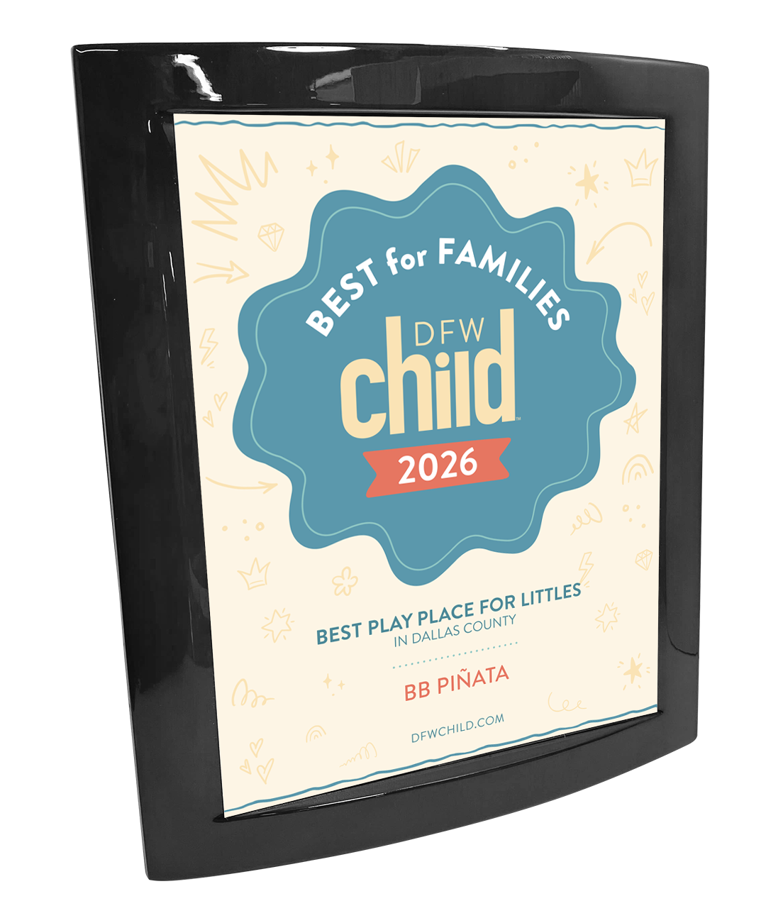 DFW Child - Best for Families Award - Eclipse Plaque