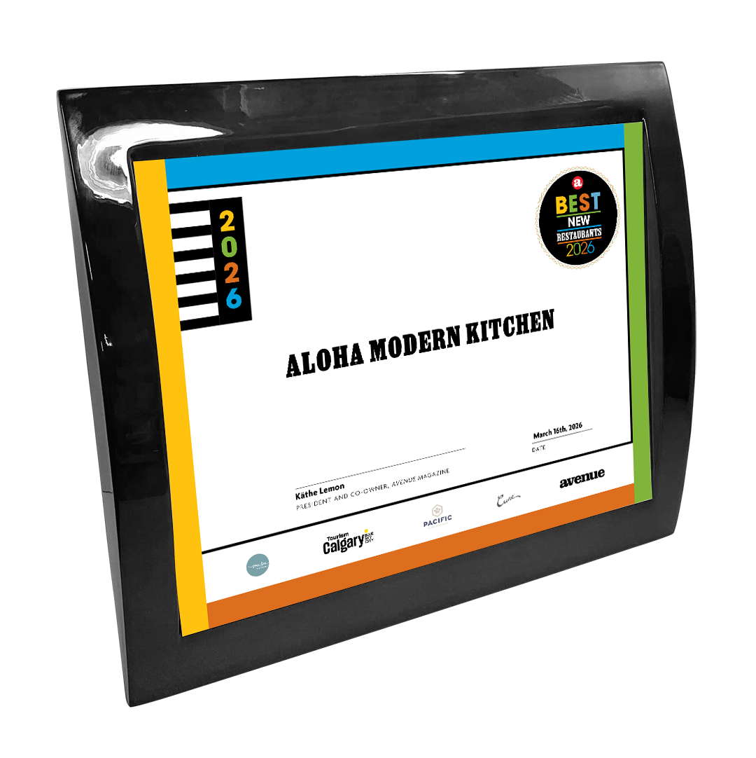 Avenue Magazine - Best New Restaurants - Eclipse Plaque