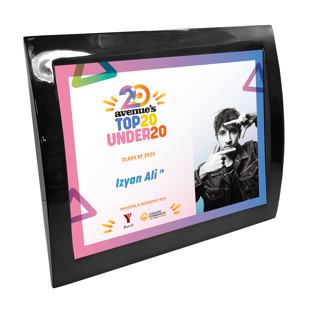 Avenue Magazine - Top 20 des moins de 20 ans - Plaque Eclipse