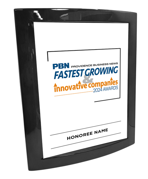 PBN Awards - Logo Only Version - Rosewood with Metal Inlay