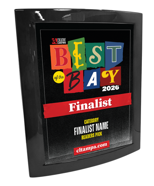 CL Tampa Bay Best of the Bay | Eclipse Plaque with Metal Inlay