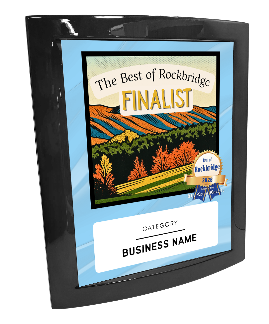Best of Rockbridge - Eclipse Plaque with Metal Inlay