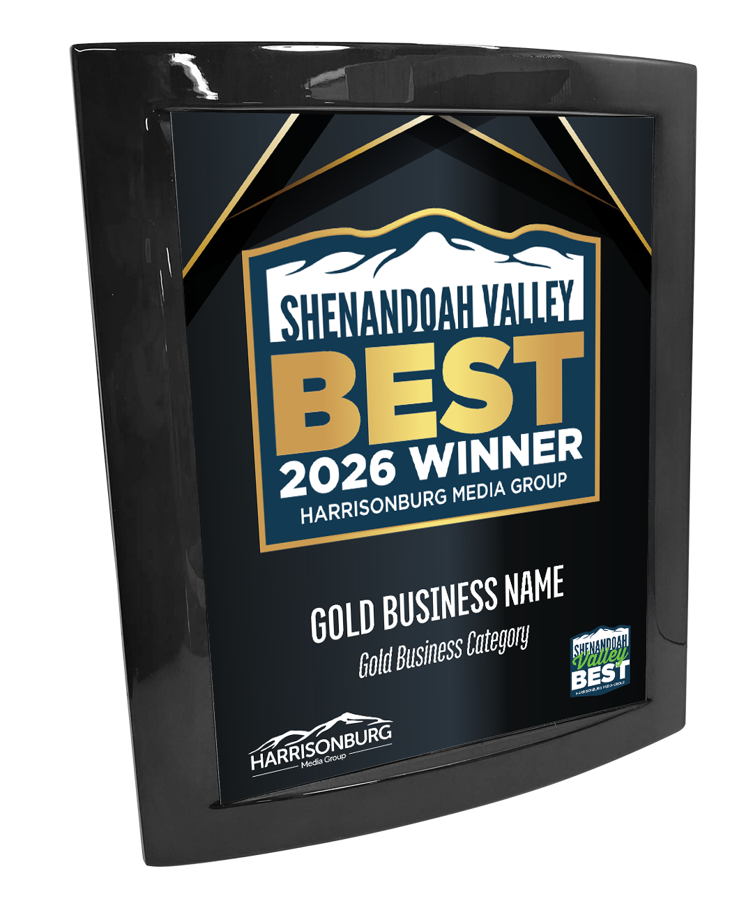 Shenandoah Valley Best - Eclipse Plaque with Metal Inlay