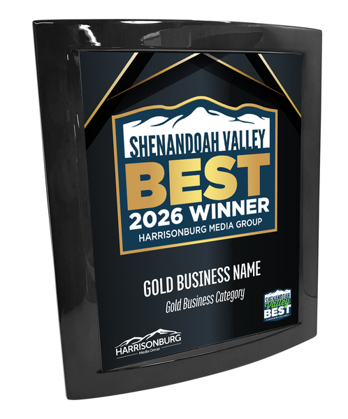 Shenandoah Valley Best - Eclipse Plaque with Metal Inlay