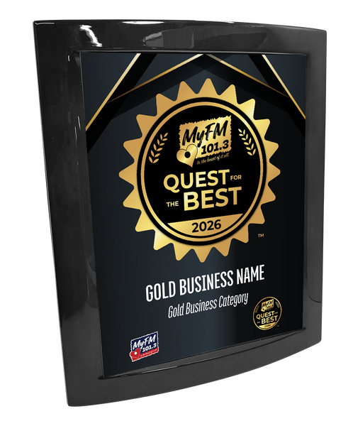 MyFM Quest for the Best - Eclipse Plaque with Metal Inlay