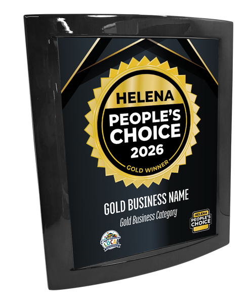 Helena People's Choice - Eclipse Plaque with Metal Inlay