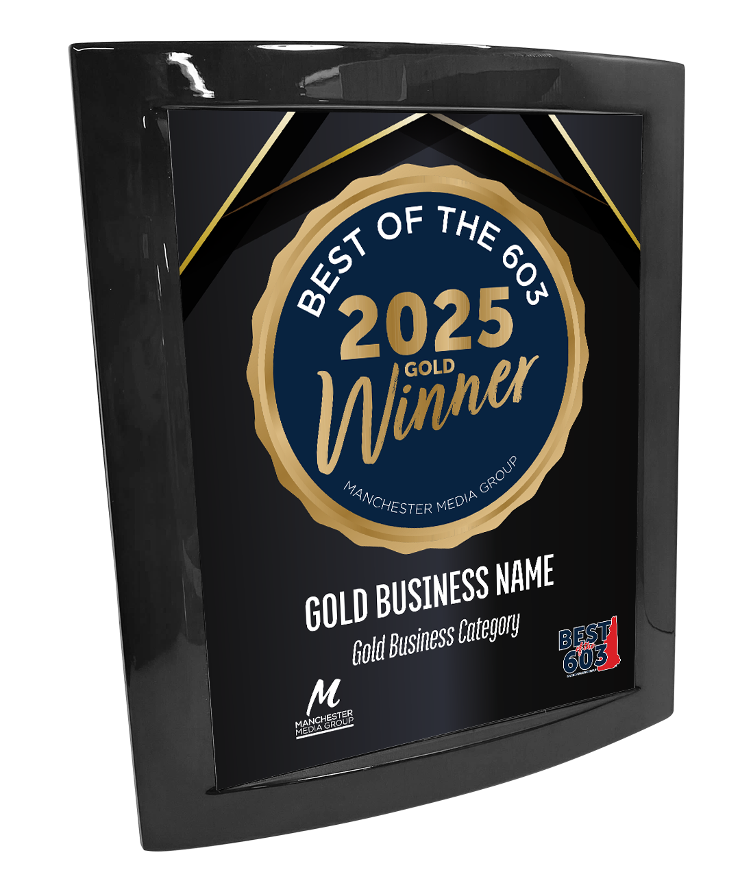 Best of the 603 - Eclipse Plaque with Metal Inlay