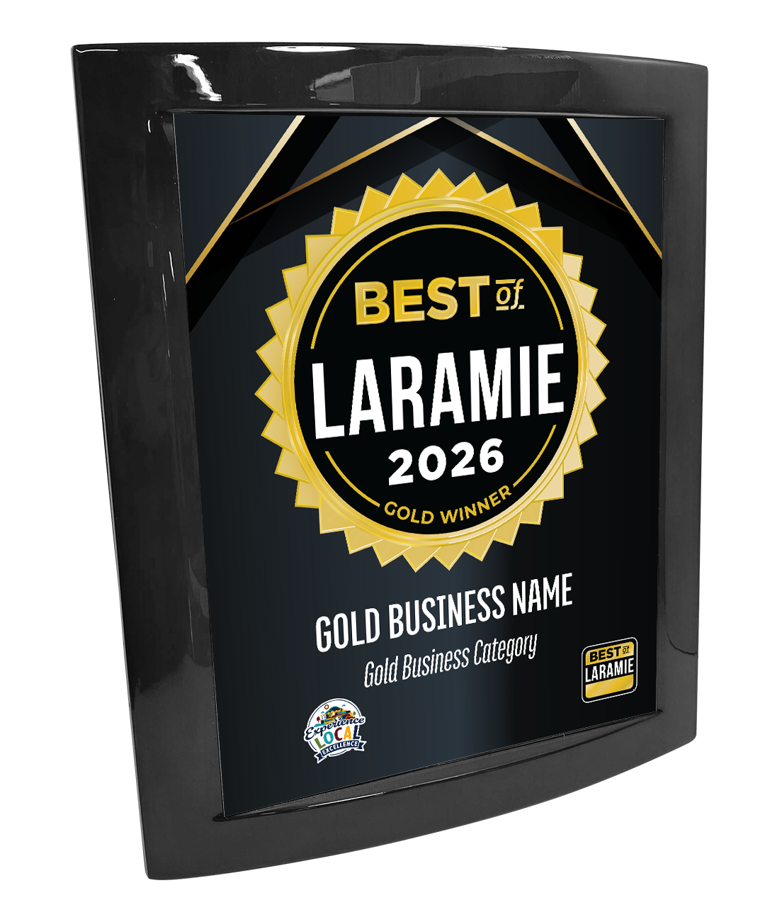 Best of Laramie - Eclipse Plaque with Metal Inlay