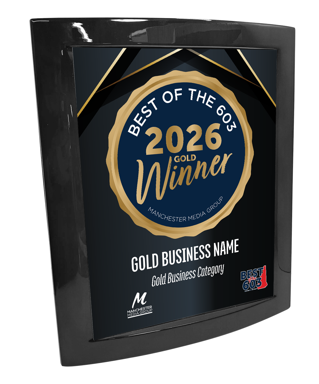 Best of the 603 - Eclipse Plaque with Metal Inlay