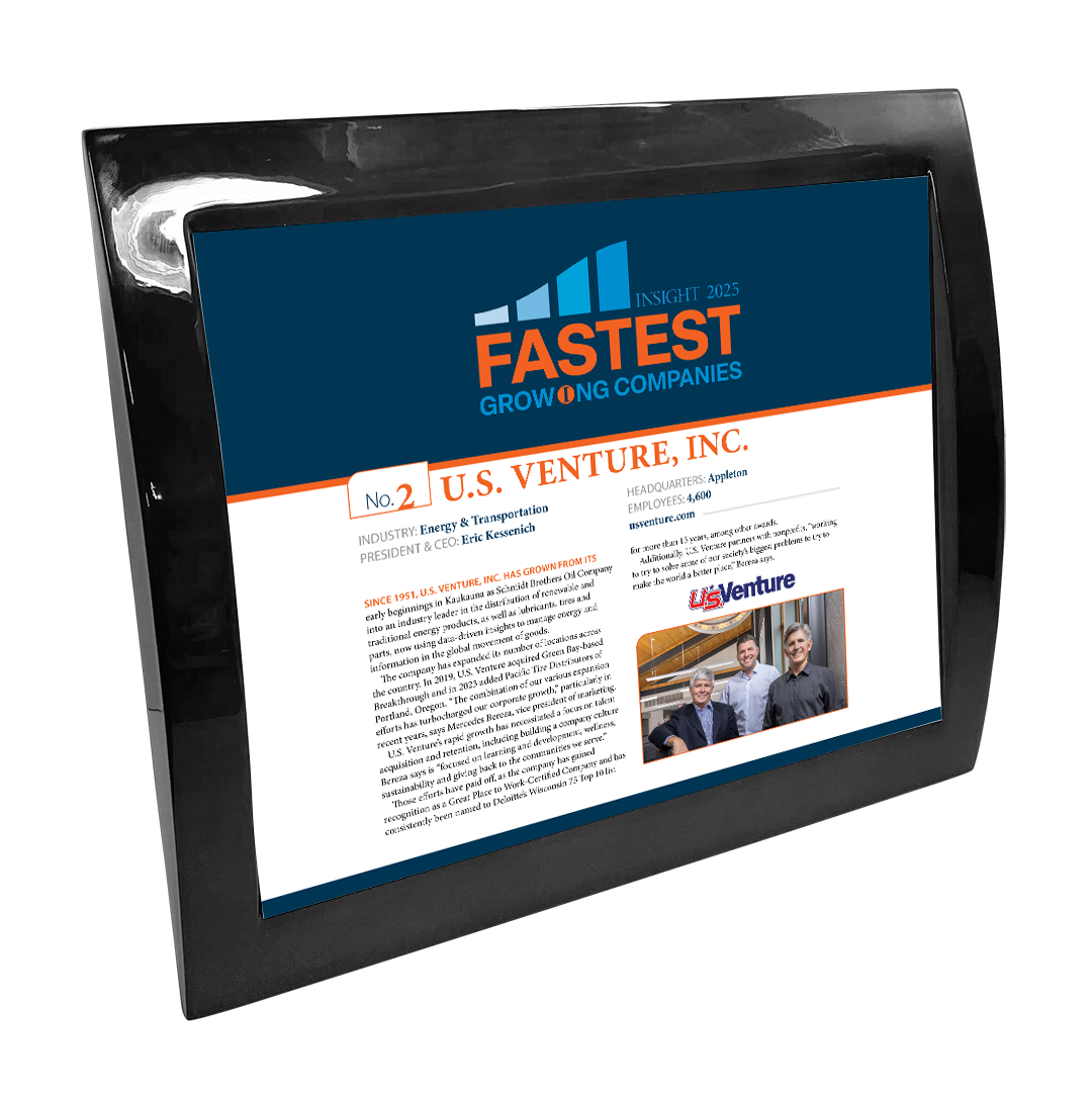 INSIGHT - Fastest Growing Companies - Article Eclipse Plaque with Metal Inlay