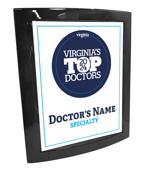 VA Business Top Doctors - Rosewood with Metal Inlay