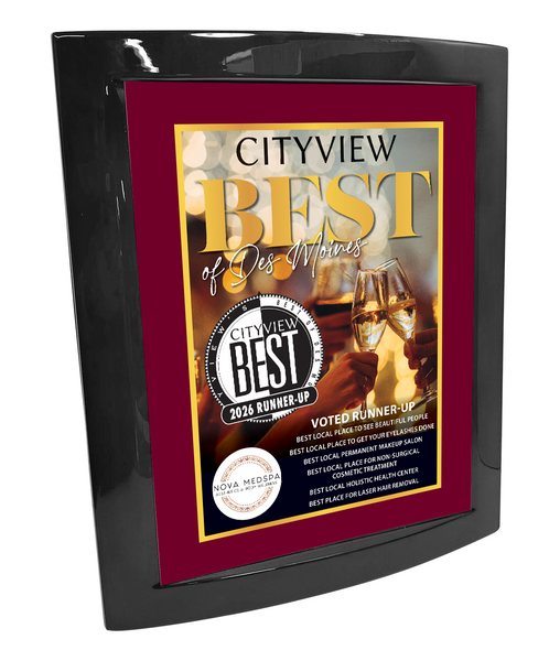 CITYVIEW - Best of Des Moines - Eclipse Plaque with Metal Inlay