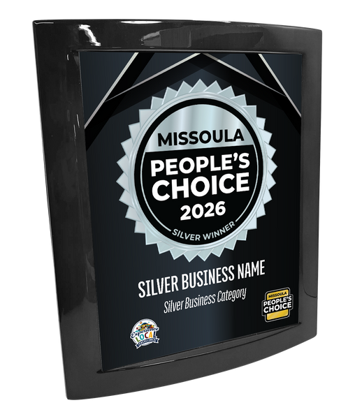 Missoula People's Choice - Eclipse Plaque with Metal Inlay