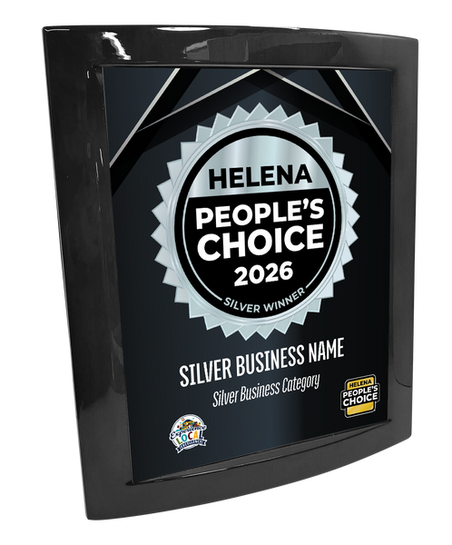 Helena People's Choice - Eclipse Plaque with Metal Inlay