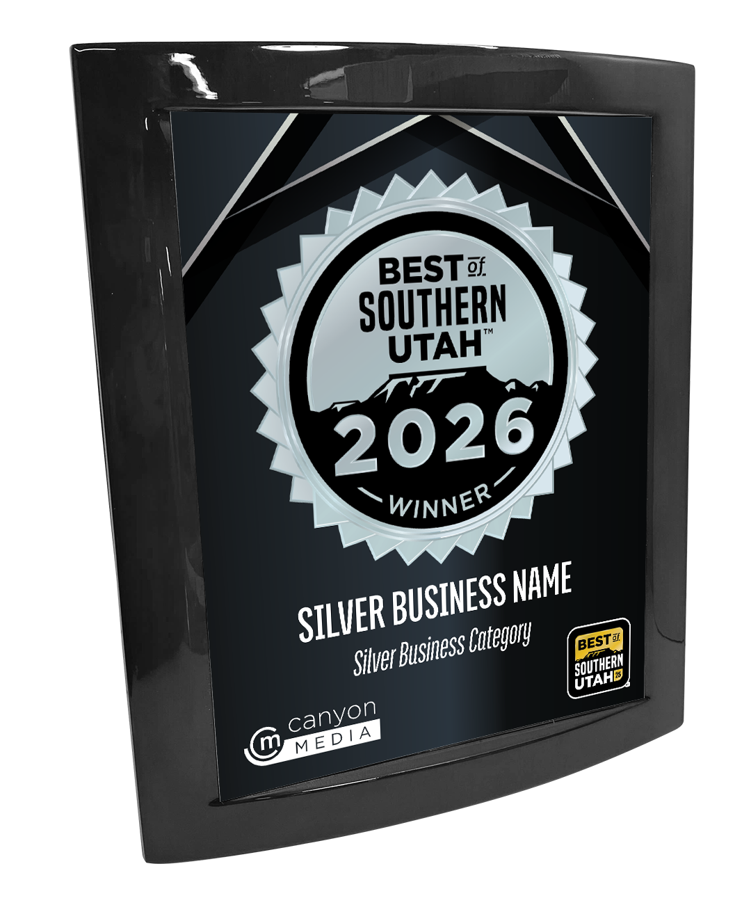 Best of Southern Utah - Eclipse Plaque with Metal Inlay