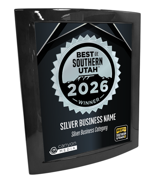 Best of Southern Utah - Eclipse Plaque with Metal Inlay