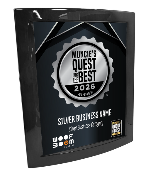 Muncie's Quest for the Best - Eclipse Plaque with Metal Inlay