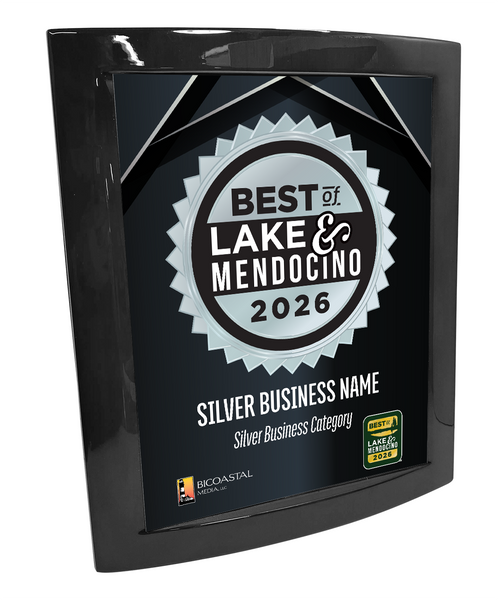 Best of Lake & Mendocino - Eclipse Plaque with Metal Inlay