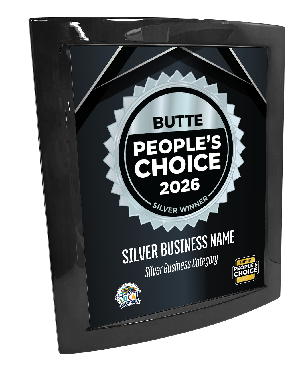 Butte People's Choice - Eclipse Plaque with Metal Inlay