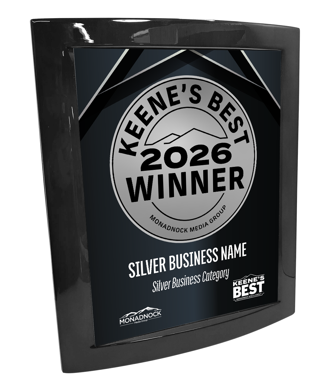 Keene's Best - Eclipse Plaque with Metal Inlay