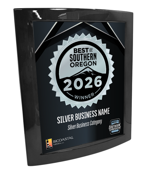 Best of Southern Oregon - Eclipse Plaque with Metal Inlay