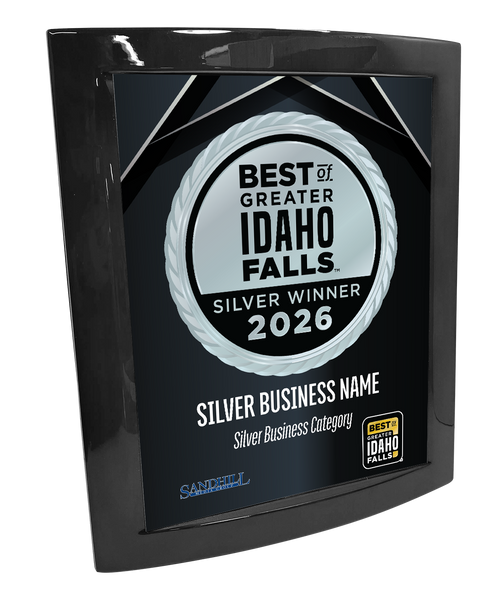 Best of Greater Idaho Falls - Eclipse Plaque with Metal Inlay