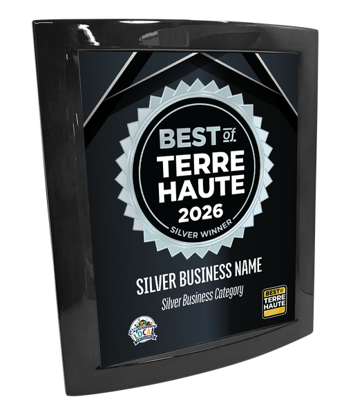 Best of Terre Haute - Eclipse Plaque with Metal Inlay