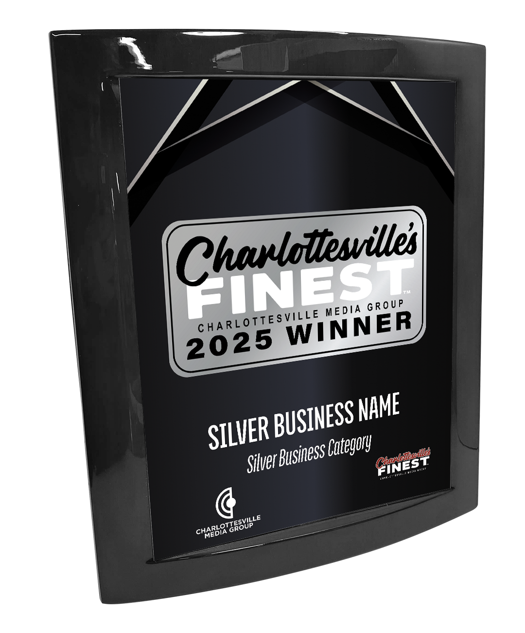 Charlottesville's Finest - Eclipse Plaque with Metal Inlay