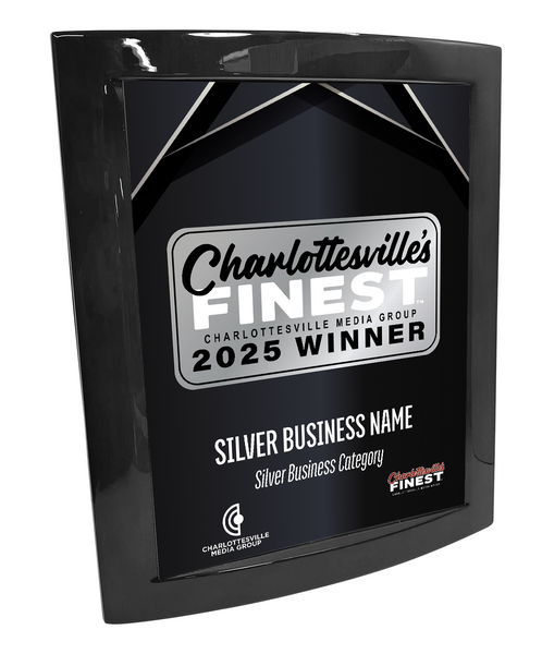 Charlottesville's Finest - Eclipse Plaque with Metal Inlay