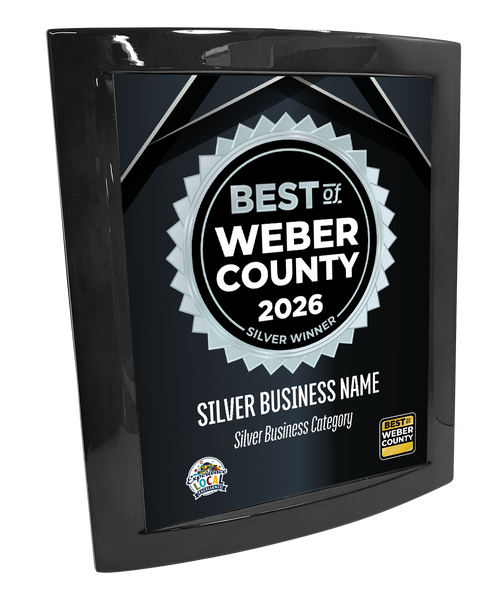 Best of Weber County - Eclipse Plaque with Metal Inlay