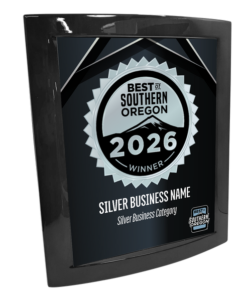 Best of Southern Oregon - Eclipse Plaque with Metal Inlay