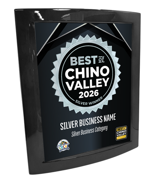 Best of Chino Valley - Eclipse Plaque with Metal Inlay