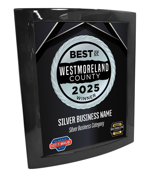 Best of Westmoreland County - Eclipse Plaque with Metal Inlay