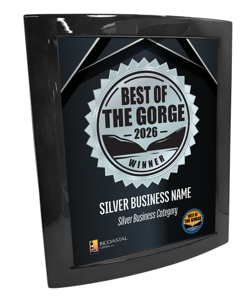 Best of the Gorge - Eclipse Plaque with Metal Inlay