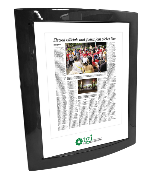 Oahu Publications Article - Eclipse Plaque with Metal Inlay