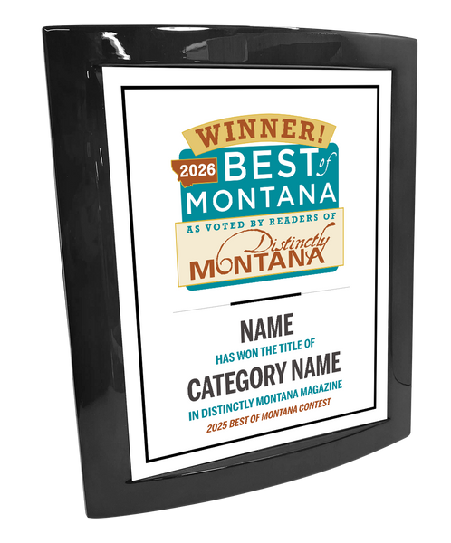 Best of Montana  - Eclipse Plaque