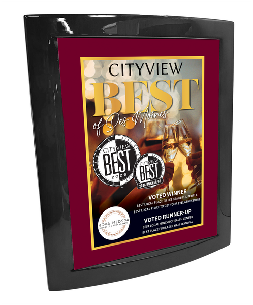 CITYVIEW - Best of Des Moines - Eclipse Plaque with Metal Inlay