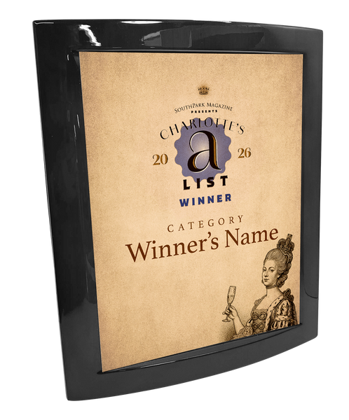Southpark Magazine's Charlotte's A-List - Eclipse Plaque with Metal Inlay